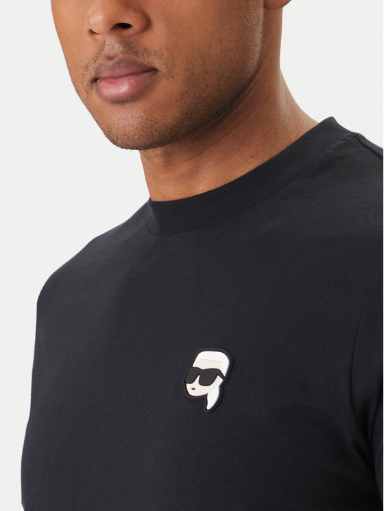 KARL LAGERFELD KARL LAGERFELD T-Shirt 755710 562224 Granatowy Regular Fit
