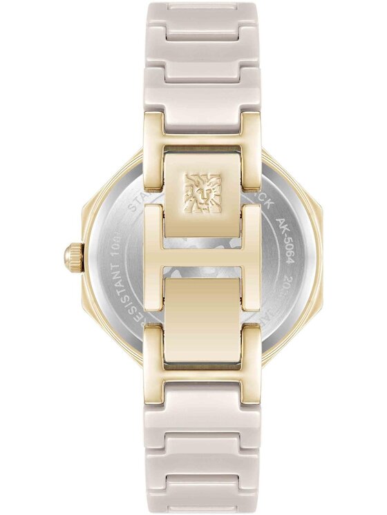 Anne Klein Anne Klein Zegarek AK-5064GPTN Beżowy