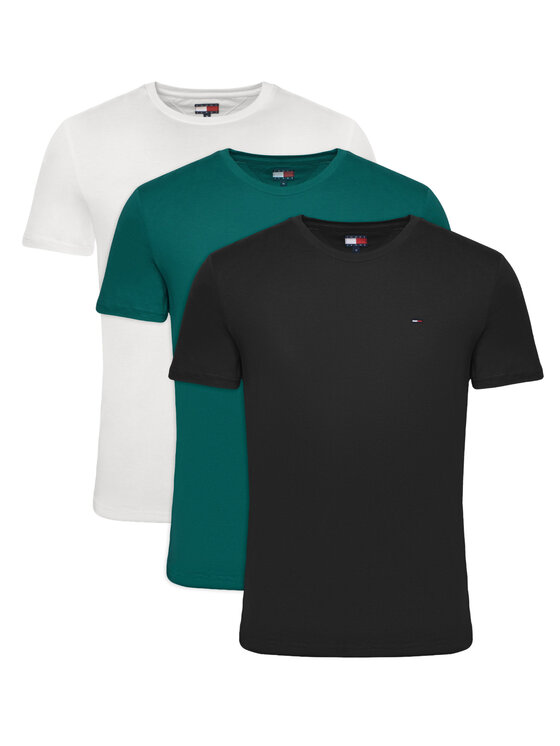 Tommy Jeans Set de tricouri DM0DM21579 Colorat Slim Fit