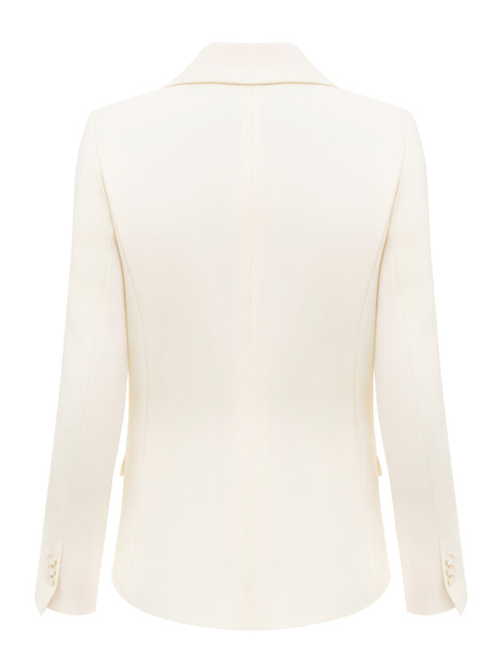 KMX KMX Marynarka 107760009 Écru Fitted Fit