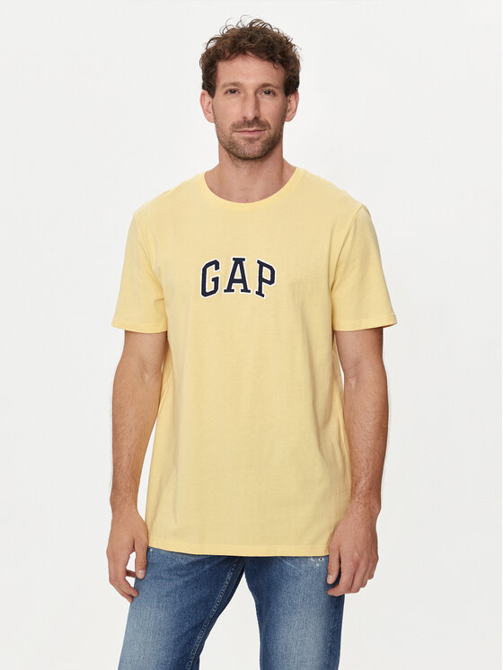 Gap T-krekls 570044-10 Dzeltens Regular Fit