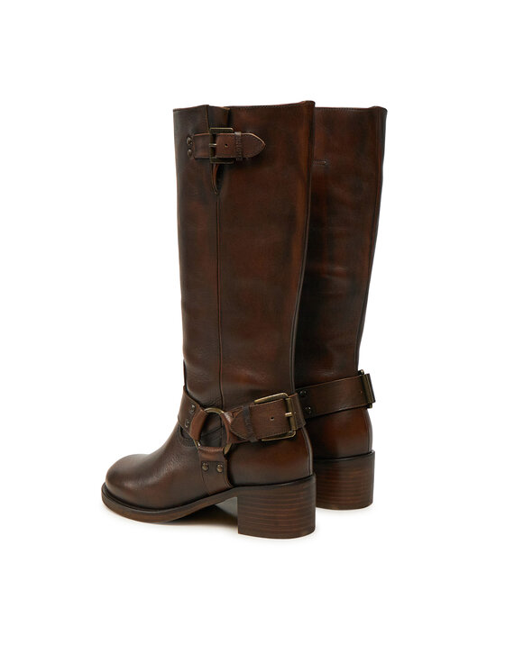 Bronx Bronx Μπότες High boots 14291-A Καφέ