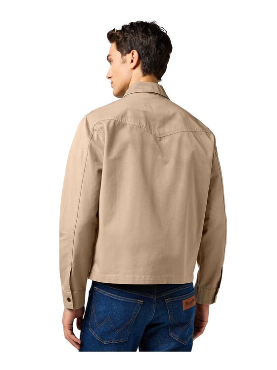 Wrangler Wrangler Kurtka przejściowa 112362654 Beżowy Regular Fit