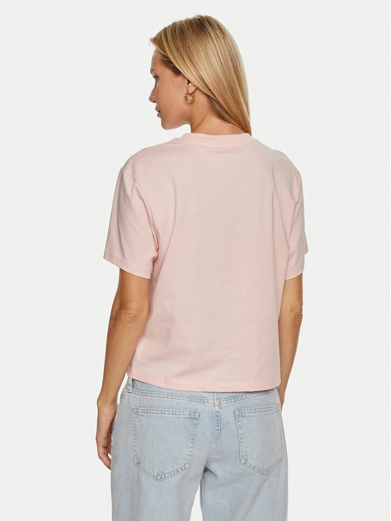 Guess Jeans Guess Jeans Тишърт W4YI73 K8HM0 Розов Regular Fit