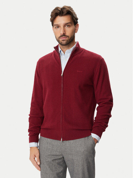 Gant Gant Kardigan 8050334 Punane Regular Fit