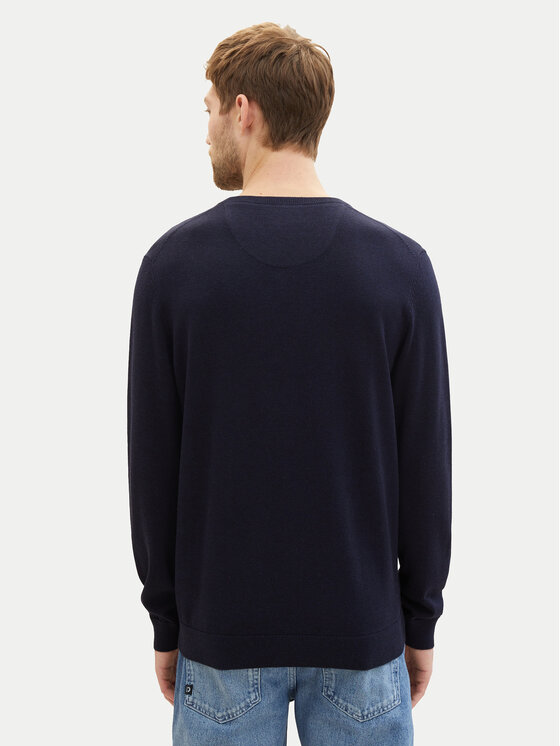 Tom Tailor Tom Tailor Sweter 1038427 Granatowy Regular Fit