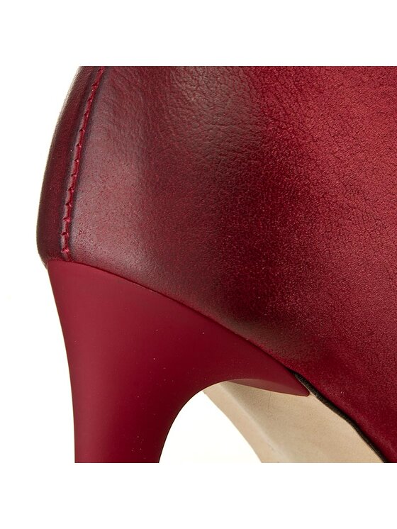 Scarpe stiletto B3898 Bordeaux