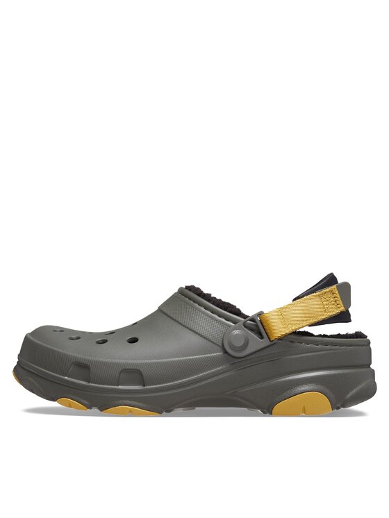 Crocs Crocs Pantoletten Crocs All Terain Lined Clog 207936 Khakifarben