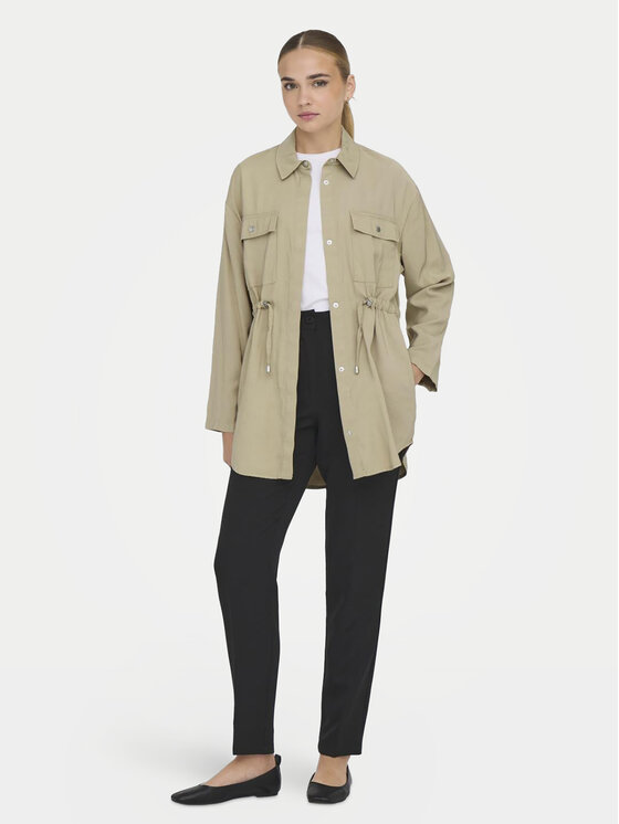 ONLY ONLY Košulja-jakna Nadine 15308614 Bež Regular Fit