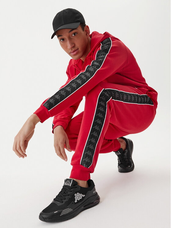 Kappa Kappa Суитшърт Banda Zamin 3 331U3ZW Червен Regular Fit
