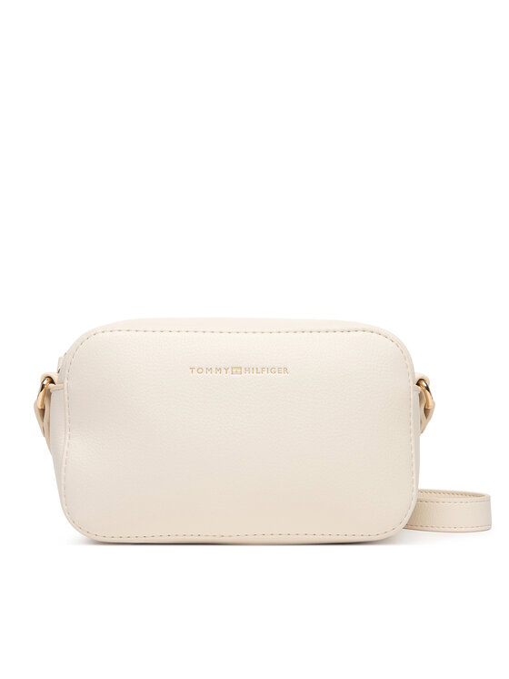 Tommy Hilfiger Tommy Hilfiger Geantă Th Logo Camera Bag AW0AW18115 Crem