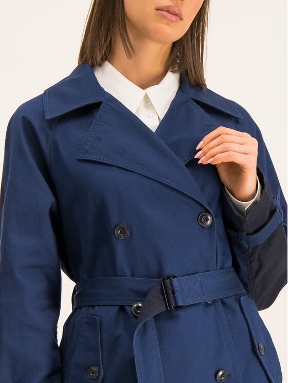 G-Star Raw G-Star Raw Тренч D14770-B300-1305 Cиній Regular Fit