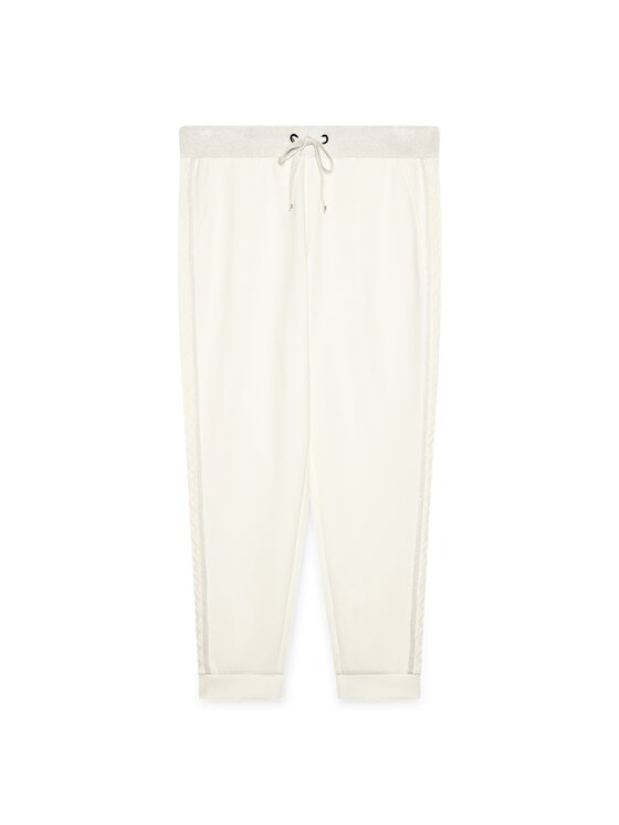 Fiorella Rubino Fiorella Rubino Pantaloni di tessuto P837L002231N011 Bianco Regular Fit