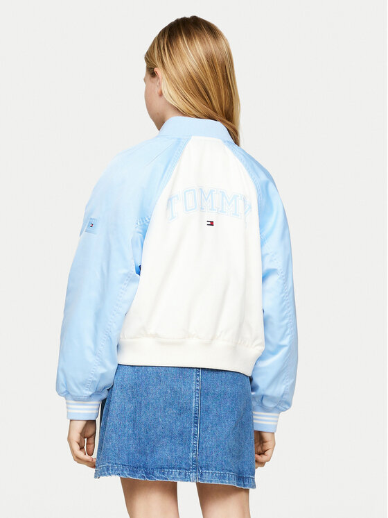 Tommy Hilfiger Tommy Hilfiger Bundy bomber Varsity KG0KG08054 Modrá Regular Fit