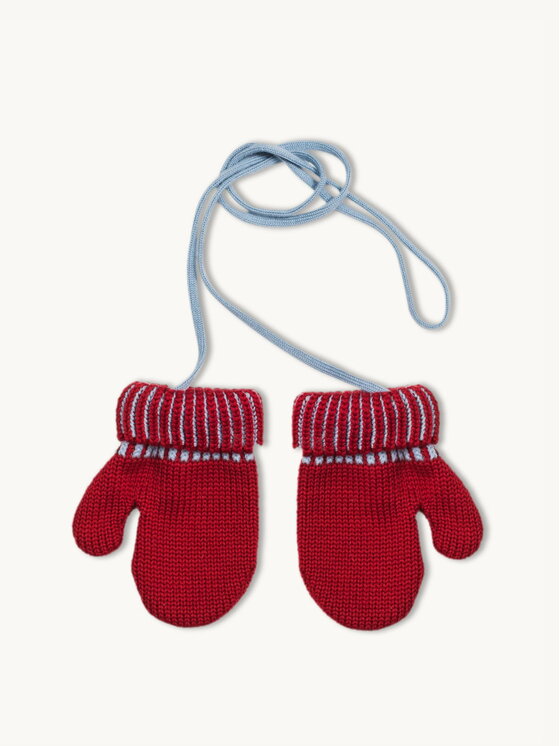 Rękawiczki Happymess, Czerwone, Merino