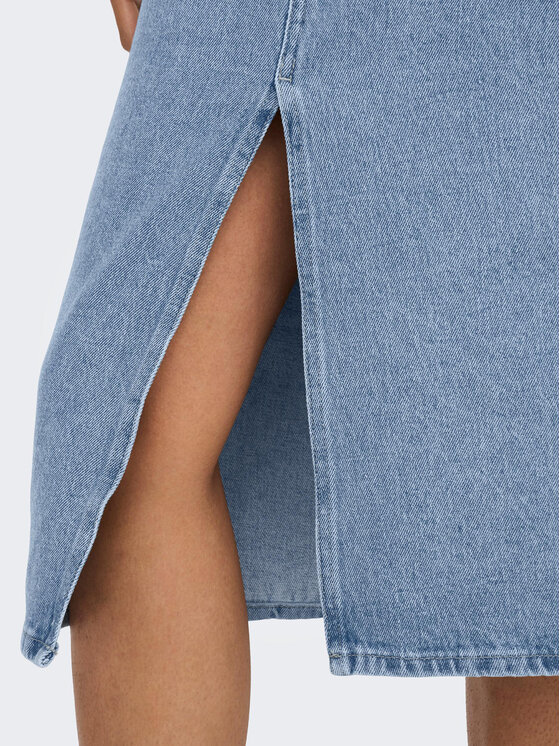 ONLY ONLY Spódnica jeansowa Bianca 15319268 Niebieski Regular Fit