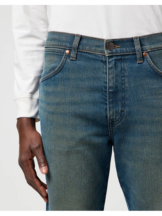 Wrangler Wrangler Jeansy Wrancher Niebieski Regular Fit
