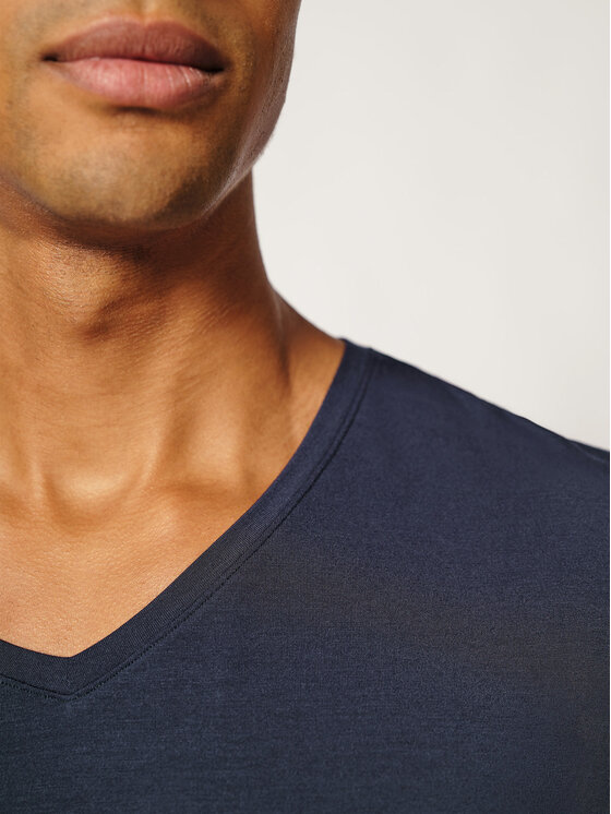 Skiny Skiny T-Shirt 81428 Granatowy Regular Fit