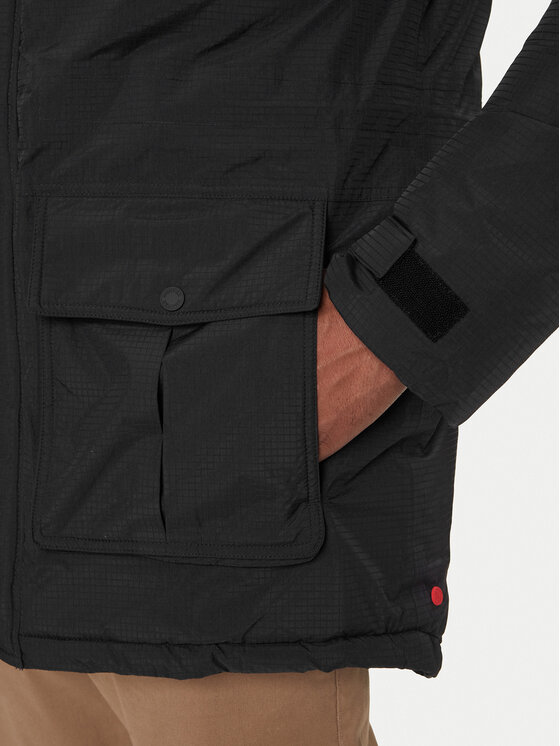 Hunter Hunter Куртка парка Angus HARM0018252 Чорний Regular Fit