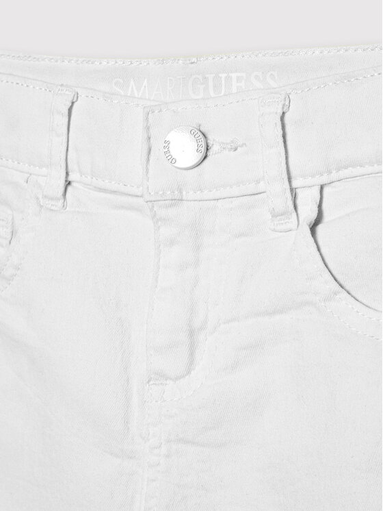 Guess Guess Džínsové šortky J2RD12 WE5X0 Biela Regular Fit