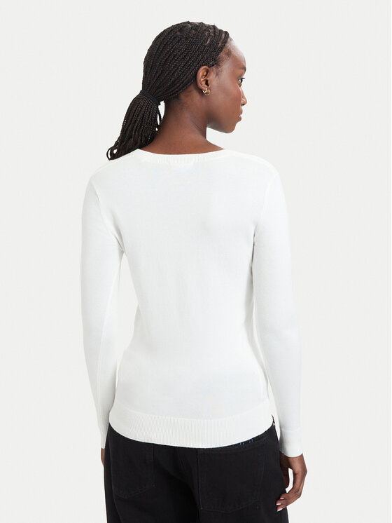 Guess Guess Sweter W6YR29 Z0977 Kremowy Regular Fit