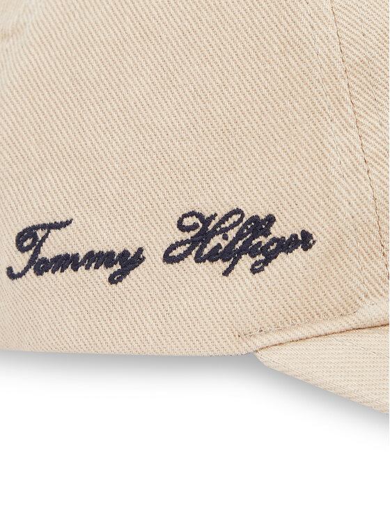 Tommy Hilfiger Tommy Hilfiger Czapka z daszkiem Seasonal Flag Wash 6 Panel Cap AM0AM13348 Beżowy