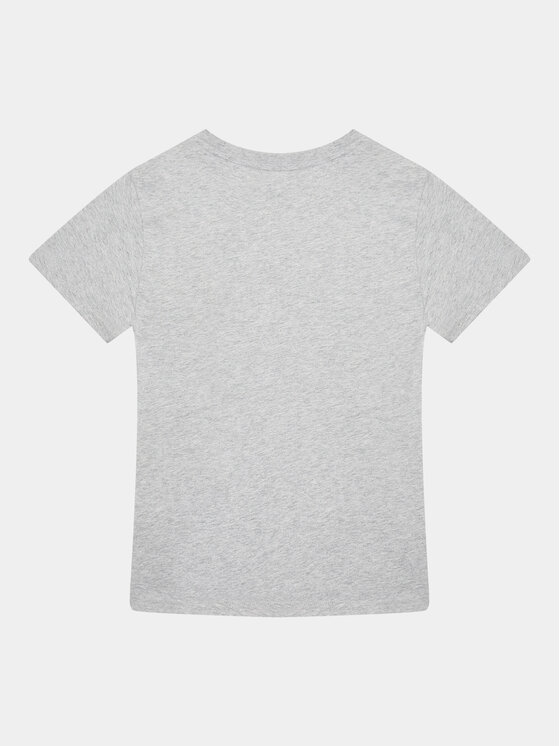 Lee Lee T-Shirt Wobbly Graphic LEG5029 Szary Regular Fit