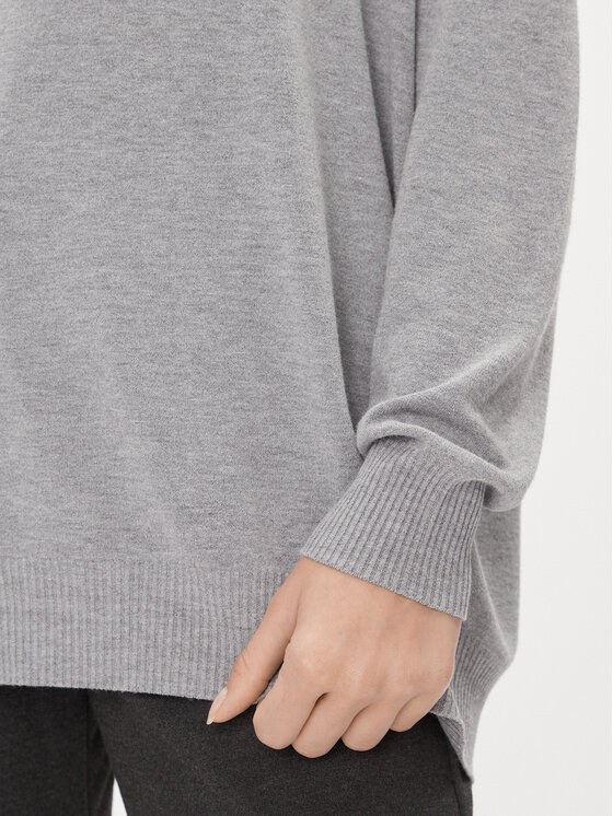 Kontatto Kontatto Megztinis 3M1015 Pilka Regular Fit