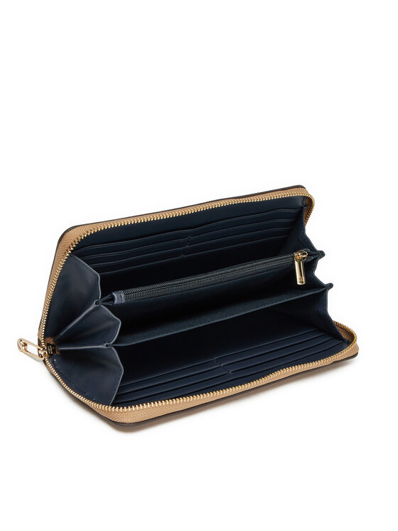 Tommy Hilfiger Tommy Hilfiger Portofel Mare de Damă Th Soft Logotape Lrg Za AW0AW16927 Maro