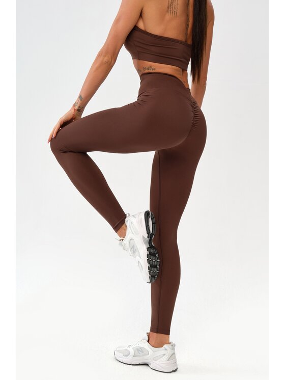 ROUGH RADICAL ROUGH RADICAL Leggings ZOYA PUSH-UP Marrone Slim Fit