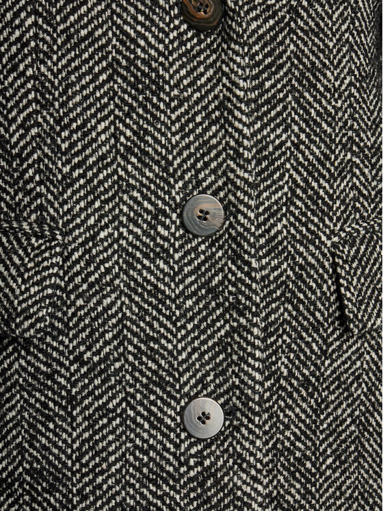 MVP Wardrobe MVP Wardrobe Vlnený kabát Spiga MVPI3CP017.0PN0052 Čierna Slim Fit
