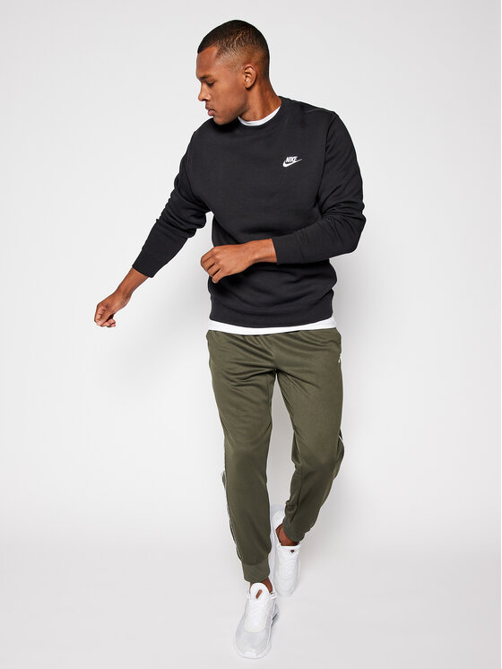 Nike Nike Felpa Nsw Club BV2662 Nero Standard Fit