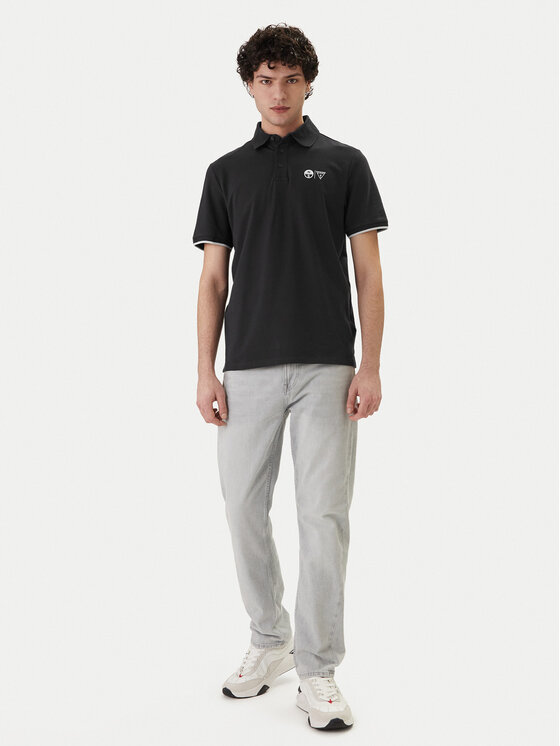 Guess Guess Polo M6GP47 K3323 Granatowy Regular Fit
