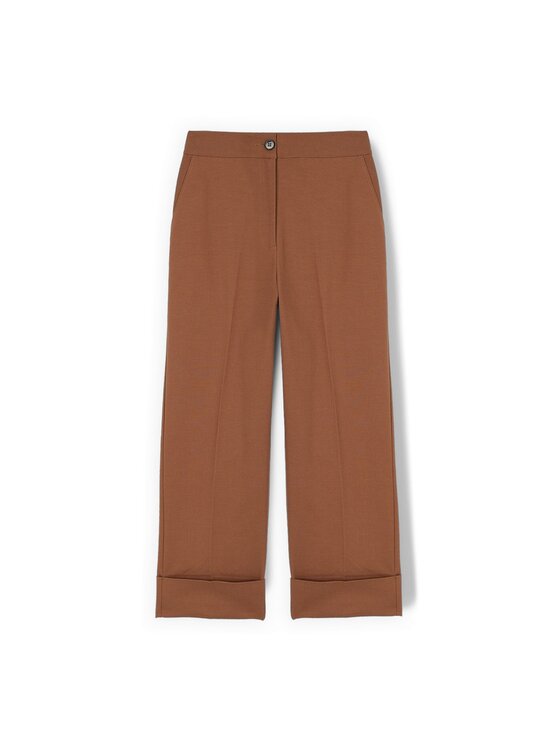 Motivi Motivi Pantaloni di tessuto P050Q004398N032 Marrone Over Fit