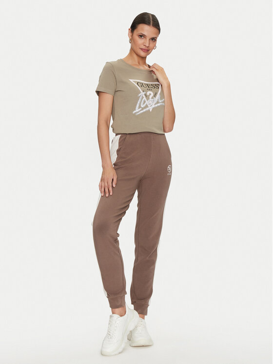 Guess Guess T-krekls Icon W4YI32 I3Z14 Zaļš Regular Fit