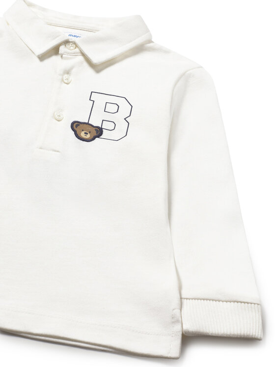 Mayoral Mayoral Tricou polo 2101 Écru Regular Fit