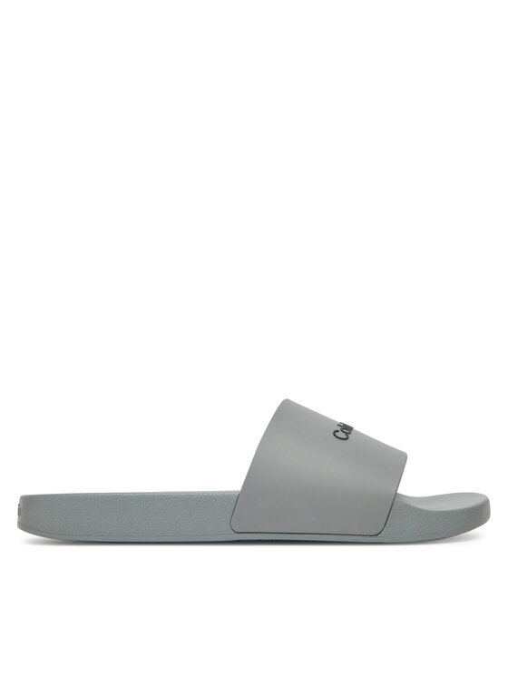 Calvin Klein Šľapky Pool Slide Rubber HM0HM00455 Sivá