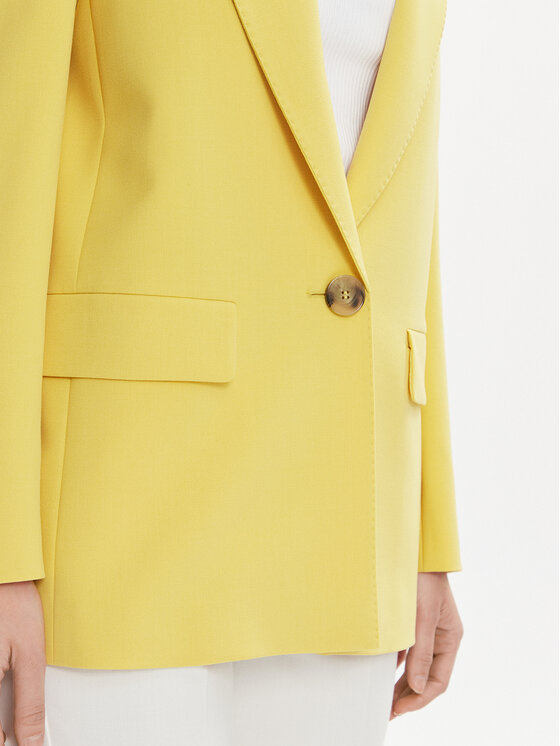 Marella Marella Pintsak Estella 2413041131 Kollane Oversize