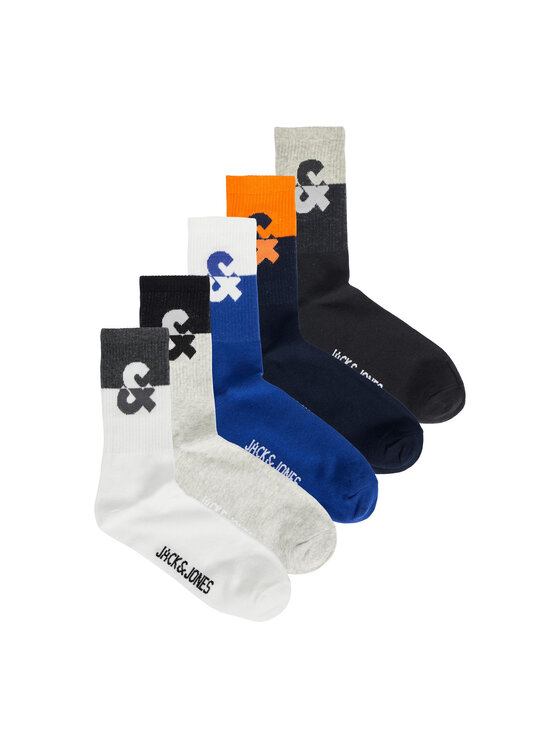 Set di 5 paia di calzini lunghi da uomo Jack&Jones...