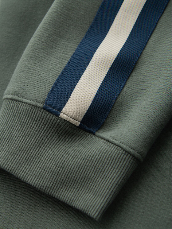 Ombre Ombre Spodnie dresowe OM-PASK-0258 Khaki Regular Fit