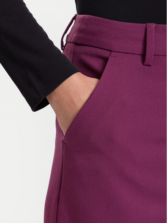 United Colors Of Benetton United Colors Of Benetton Pantaloni di tessuto 4L4HDF07F 7D3 Viola Regular Fit