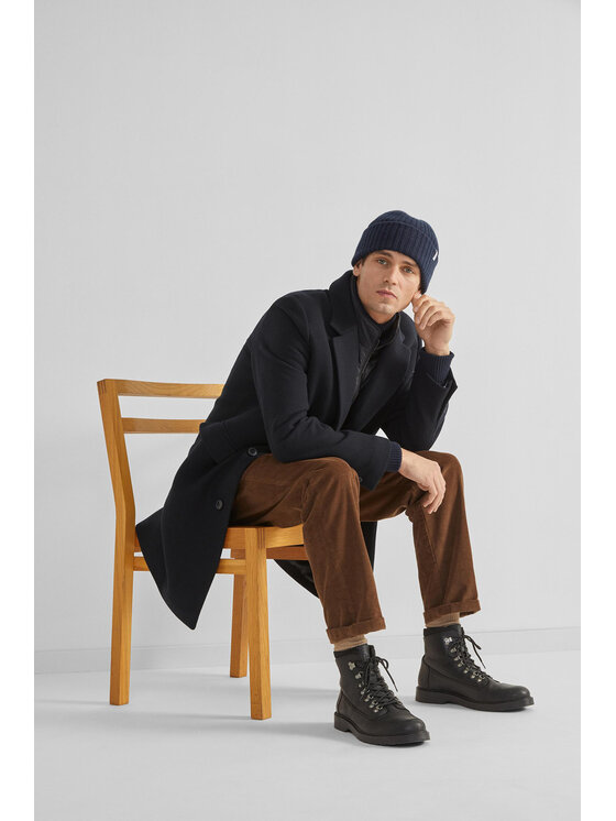 Selected Homme Selected Homme Vuneni kaput 16089400 Crna Regular Fit