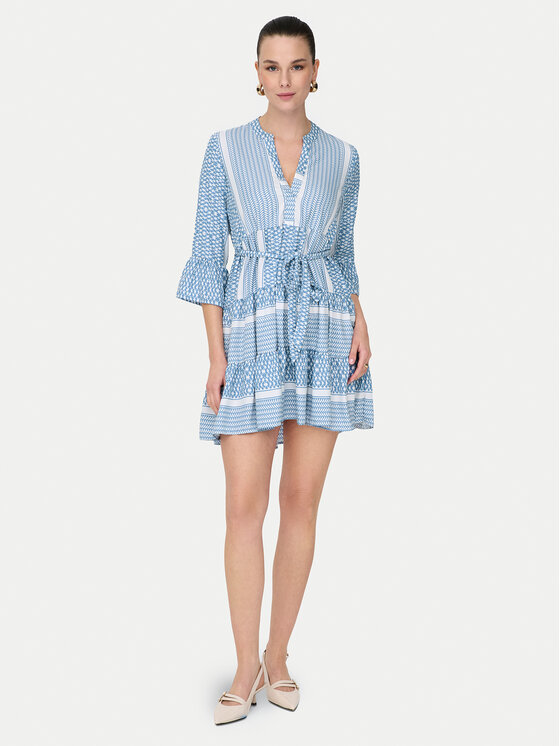 ONLY ONLY Poletna obleka Athena 15219486 Modra Regular Fit