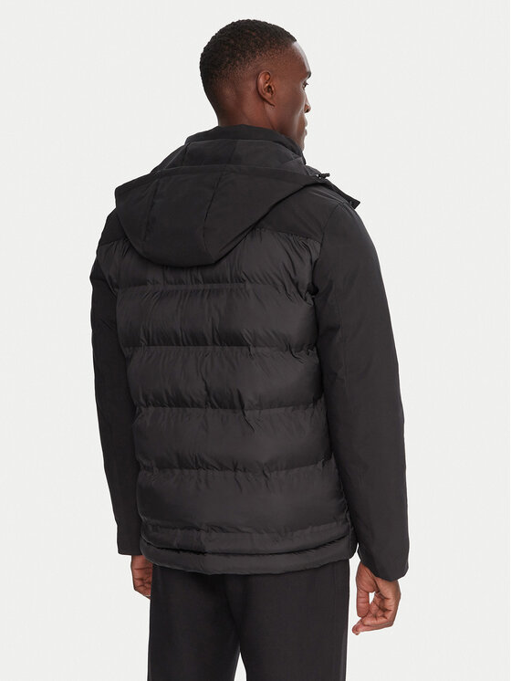 KARL LAGERFELD KARL LAGERFELD Télikabát 505029 554596 Fekete Regular Fit