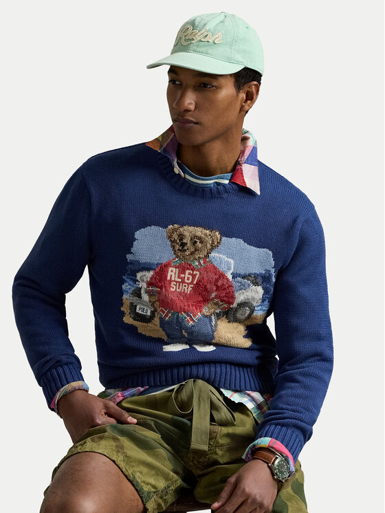 Polo Ralph Lauren Polo Ralph Lauren Džemperis 710964798001 Tumši zils Regular Fit