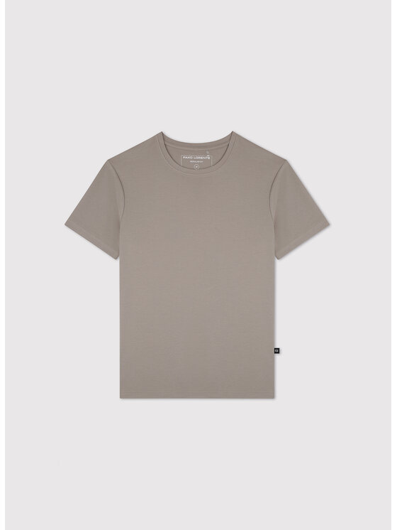 Pako Lorente Pako Lorente T-Shirt P000B-TT-005 Brązowy Regular Fit