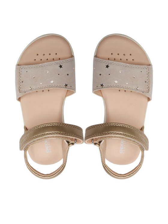 Geox Geox Sandały J Sandal Haiti Girl J028ZA 007NF C0208 M Złoty