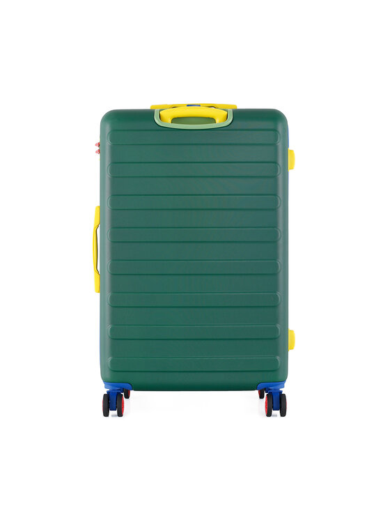 Semi Line Semi Line Μεγάλη Βαλίτσα T5846-3 Πράσινο