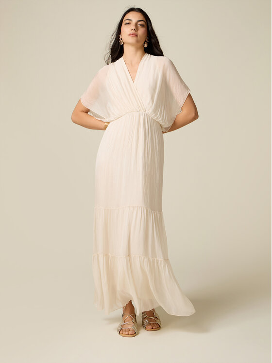 Oltre Oltre Abito da sera 7032J000857N021 Bianco A-Line Fit