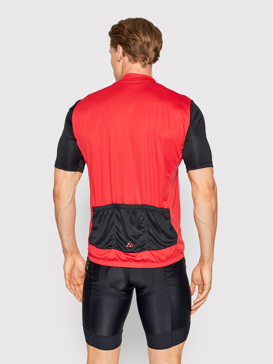 Craft Craft Maglietta da ciclismo Core Endur Logo 1910528 Rosso Regular Fit